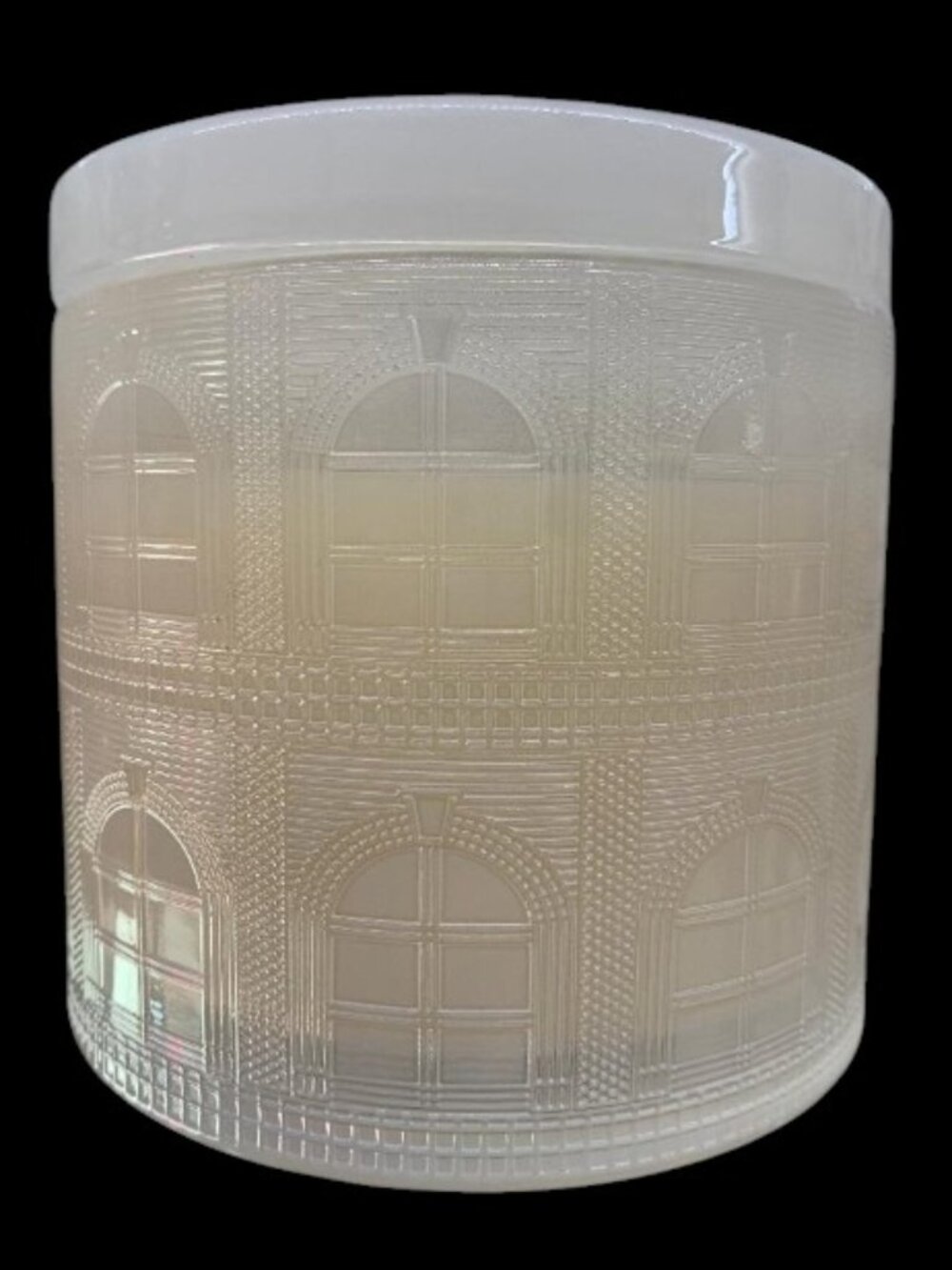 Homeworx by Harry Slatkin Iced Buttercream Glass NEW 3 Wick